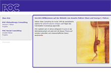Tablet Screenshot of poc-consult.ch